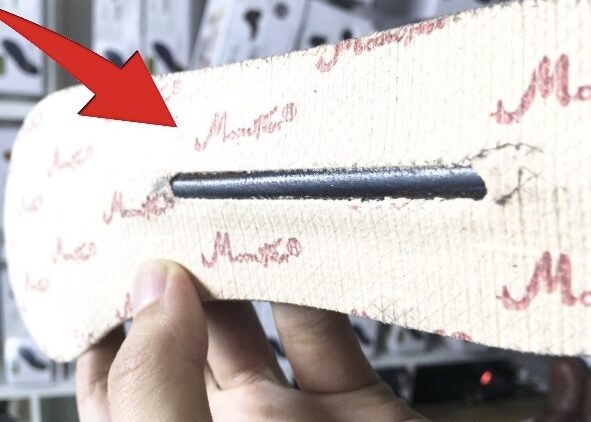 ワイルドウィング ファルコン厚底のソールに入っているシャンク（鉄の芯）